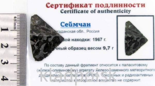 Осколок метеорита Сеймчан арт 9