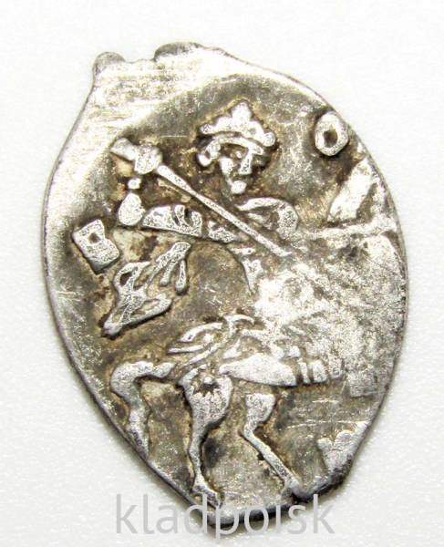 Копейка серебро Борис Федорович Годунов (чешуя), 1598-1605 гг. Московский денежный двор (арт 7)