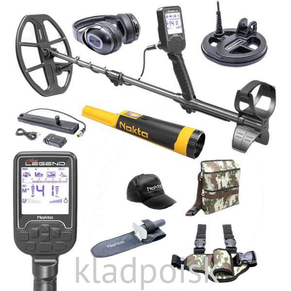 Металлоискатель Nokta Makro LEGEND WHP PRO PACK катушка LG30 + подарки: пинпоинтер, 2 сумки, нож-совок, бейсболка Металлоискатель Nokta Makro LEGEND WHP PRO PACK катушка LG30 + подарки: пинпоинтер, 2 сумки, нож-совок, бейсболка
