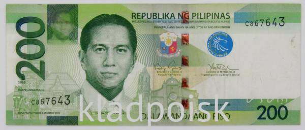 Банкнота 200 песо 2010 года Филиппины