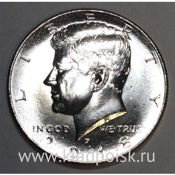 Монета 50 центов США Кеннеди 2018 UNC (P)