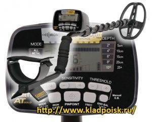 Металлоискатель Garrett AT Gold, DD 5x8 (14x20 см)
