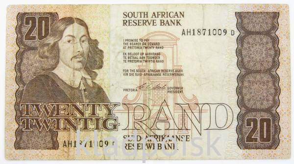 Банкнота 20 рэндов 1978-1993 гг ЮАР