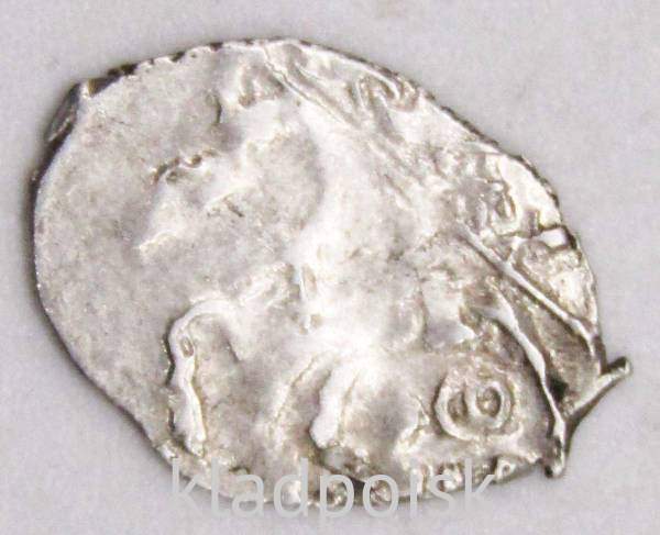 Копейка серебро Петр I Алексеевич (чешуя), совместное правление, Россия, ГКХ № 1205, арт 2