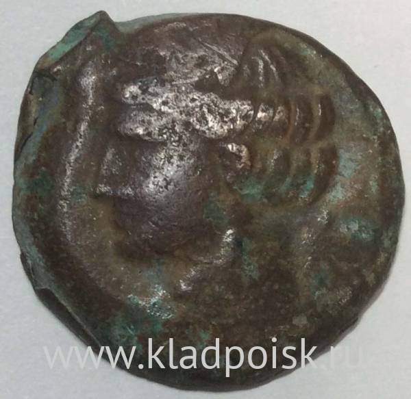 Монета Шекель Карфаген, 1-я Пуническая война, 264-241 до н. э., арт 2 Монета Шекель Карфаген, 1-я Пуническая война, 264-241 до н. э., арт 2