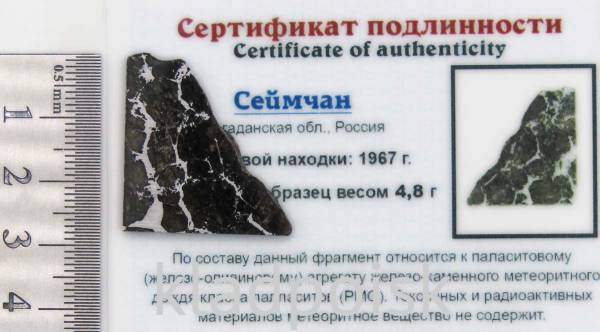 Спил метеорита Сеймчан арт 26 Спил метеорита Сеймчан арт 26