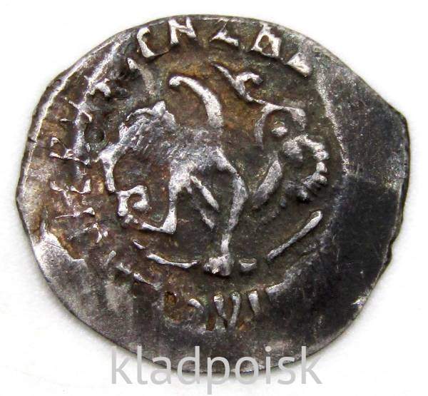 Денга Василий II Васильевич «Тёмный», серебро, Сирена, Москва