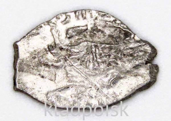 Копейка серебро Петр I Алексеевич (чешуя), 1706 год, Старый денежный двор Копейка серебро Петр I Алексеевич (чешуя), 1706 год, Старый денежный двор