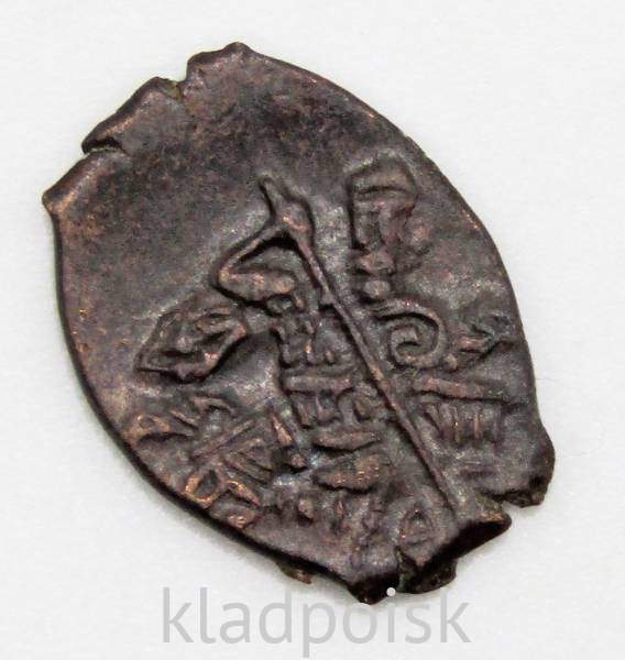 Копейка медь Алексей Михайлович (чешуя), Медный бунт, Старый монетный двор, арт 9 Копейка медь Алексей Михайлович (чешуя), Медный бунт, Старый монетный двор, арт 9