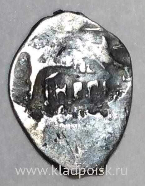 Копейка шведской оккупации Новгорода, НРГI (чешуя), арт 7 Копейка шведской оккупации Новгорода, НРГI (чешуя), арт 7