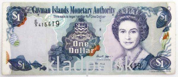 Банкнота 1 доллар 2004 года Каймановы острова