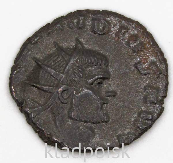 Монета Антониниан Римская Империя Император Марк Аврелий Клавдий II Готский 268-270 гг., арт 14