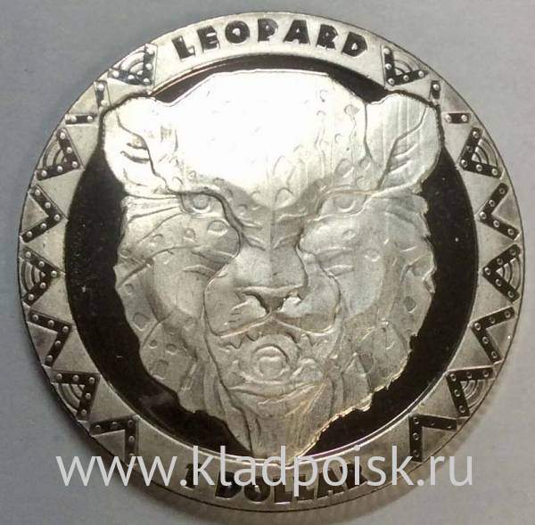 Монета 1 доллар Сьерра-Леоне 2019, Леопард Монета 1 доллар Сьерра-Леоне 2019, Леопард