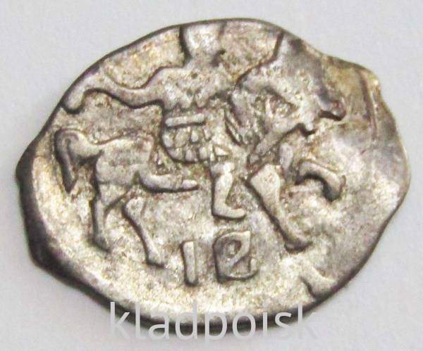 Денга Иван IV Васильевич Грозный (чешуя), серебро, 1533-1584 г., КГ-72, арт 13 Денга Иван IV Васильевич Грозный (чешуя), серебро, 1533-1584 г., КГ-72, арт 13