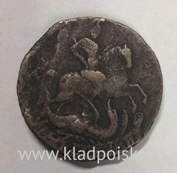 Монета 2 копейки 17** года, Российская Империя, Елизавета I