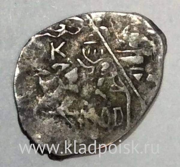 Копейка серебро Михаил Фёдорович (чешуя), 1613-1645 гг. Москва Арт. 24