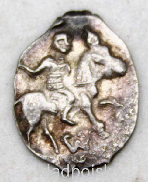 Денга Иван IV Васильевич Грозный (чешуя), серебро, Тверь, ГКХ-101