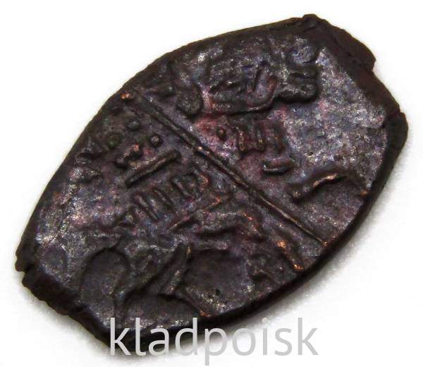 Копейка медь Алексей Михайлович (чешуя), Медный бунт, Москва, Новый монетный двор