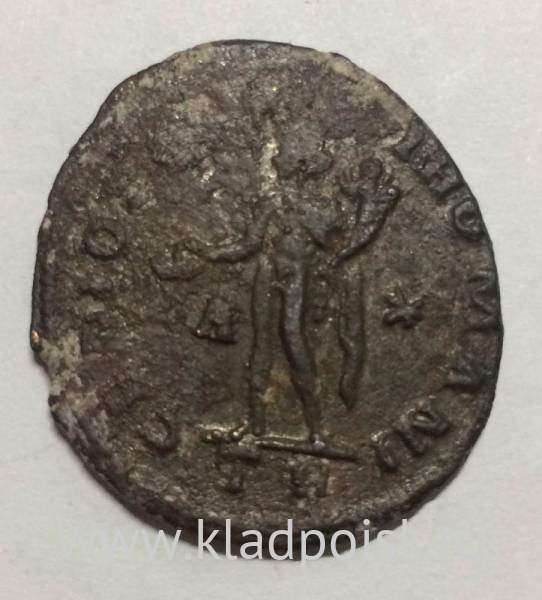 Монета Фоллис - Рим, 310 г. Галлерий Монета Фоллис - Рим, 310 г. Галлерий