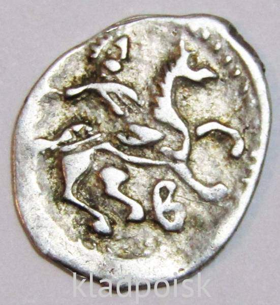 Денга «дозор» Иван III Васильевич (чешуя), серебро, 1473-1485гг Денга «дозор» Иван III Васильевич (чешуя), серебро, 1473-1485гг