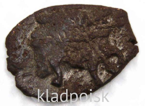 Копейка медь Алексей Михайлович (чешуя), Медный бунт, Кукенойский денежный двор, арт 2