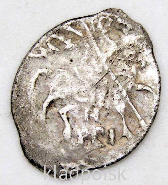 Копейка серебро Борис Федорович Годунов (чешуя), 1598-1605 гг. Новгородский денежный двор Копейка серебро Борис Федорович Годунов (чешуя), 1598-1605 гг. Новгородский денежный двор