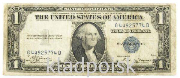 Банкнота 1 доллар США 1935 года