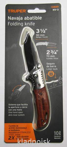 Складной нож Truper NV-3