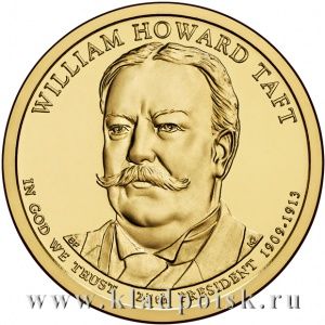 Монета 1 доллар США (2013) 27-ой Президент Уильям Говард Тафт