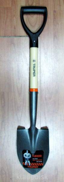 Лопата штыковая мини Truper, 17193, деревянная ручка