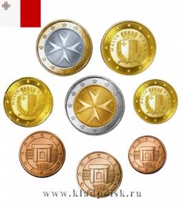 Набор монет Евро Мальта