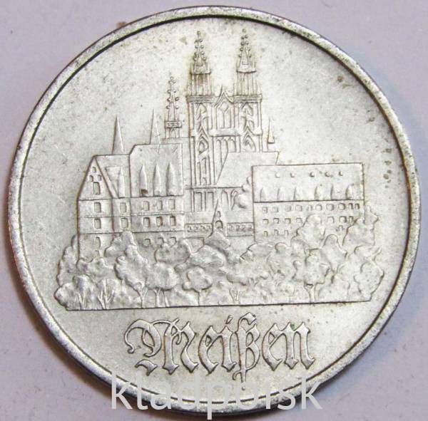 Монета ГДР 5 марок 1972 года Город Мейсен