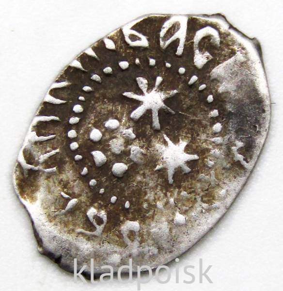 Денга Василий II Васильевич «Тёмный», серебро, Москва