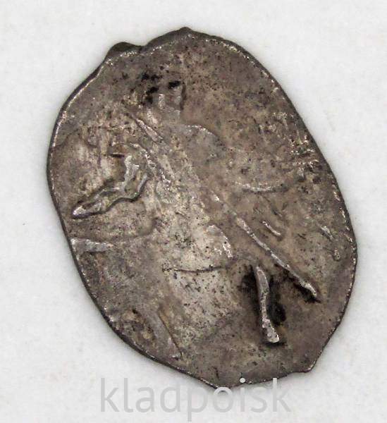 Копейка серебро Василий Шуйский (чешуя), 1606-1610 гг. Копейка серебро Василий Шуйский (чешуя), 1606-1610 гг.