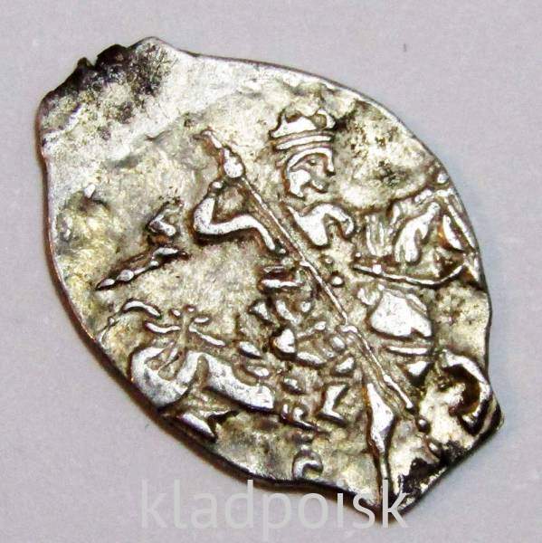 Копейка серебро Фёдор Иванович (чешуя), 1584-1598 гг. Московский денежный двор, арт 3 Копейка серебро Фёдор Иванович (чешуя), 1584-1598 гг. Московский денежный двор, арт 3