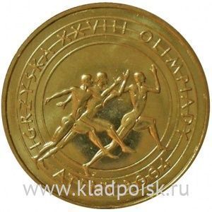 Монета 2 злотых Польша, Олимпиада в Афинах, 2004