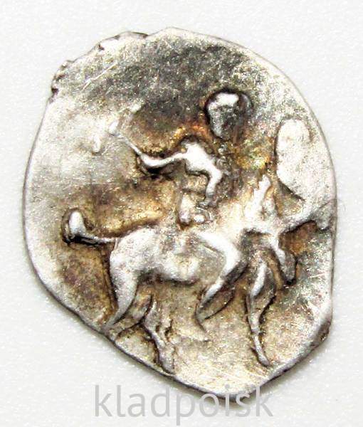 Денга Иван IV Васильевич Грозный (чешуя), серебро, Москва, арт 9