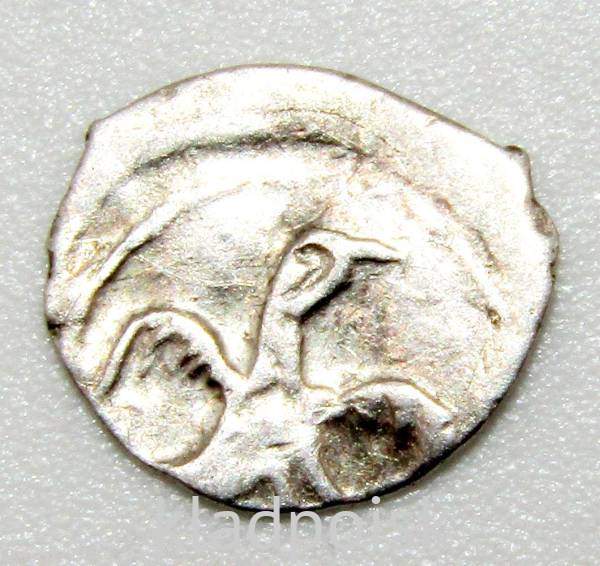 Полушка (1/4 копейки) серебро Иван IV Васильевич Грозный 1533-1584 гг. Москва, арт 9 Полушка (1/4 копейки) серебро Иван IV Васильевич Грозный 1533-1584 гг. Москва, арт 9