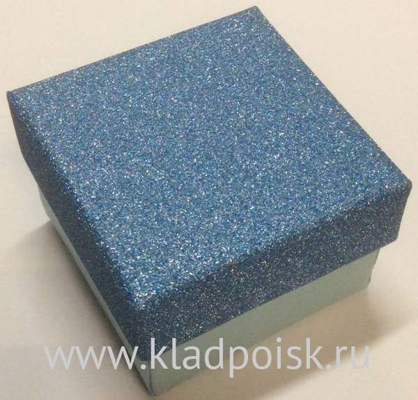 Коробка подарочная «Монпасье» голубая