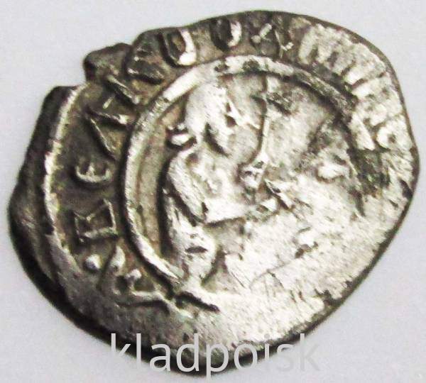 Денга, князь Дмитрий Донской, Москва, XIV век, серебро