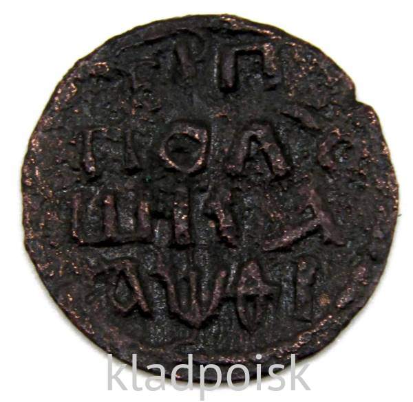 Монета полушка Российской Империи 1719 года (Петр I) Монета полушка Российской Империи 1719 года (Петр I)