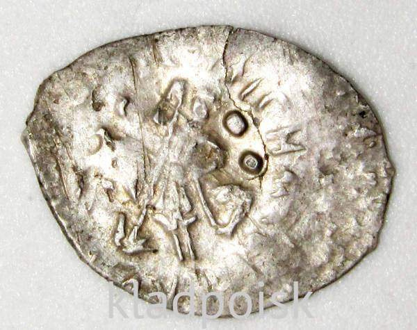 Денга Василий II Васильевич «Тёмный», серебро Москва, арт 2