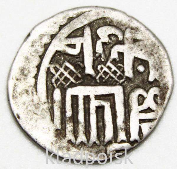 Монета Ордынский дирхем Хан Джанибек Монета Ордынский дирхем Хан Джанибек