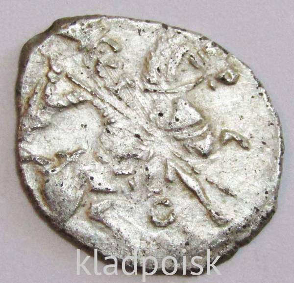 Копейка серебро Фёдор Иванович (чешуя), 1584-1598 гг. Московский денежный двор, арт 6