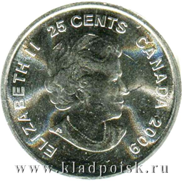 Монета 25 центов Канада, XXI зимние Олимпийские Игры, Ванкувер 2010 – Женский хоккей, цветная эмаль Монета 25 центов Канада, XXI зимние Олимпийские Игры, Ванкувер 2010 – Женский хоккей, цветная эмаль