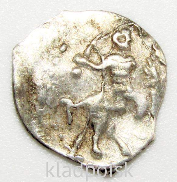 Денга Иван IV Васильевич Грозный (чешуя), серебро, Москва, арт 5 Денга Иван IV Васильевич Грозный (чешуя), серебро, Москва, арт 5