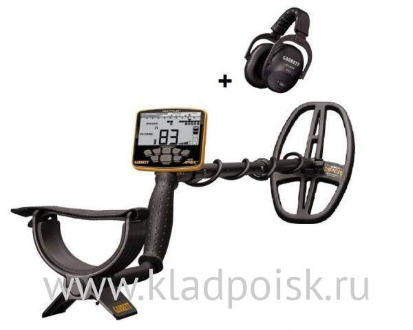 Металлоискатель Garrett ACE Apex c беспроводными наушниками MS-3 Z-Lynk с катушкой 8,5х11