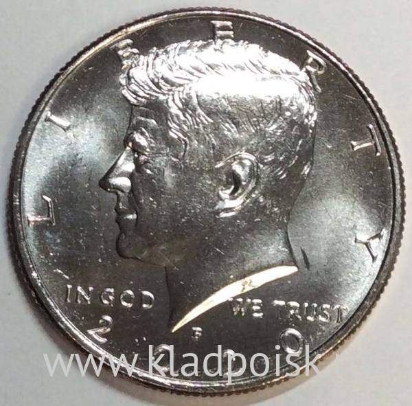 Монета 50 центов США Кеннеди 2020 UNC (P)