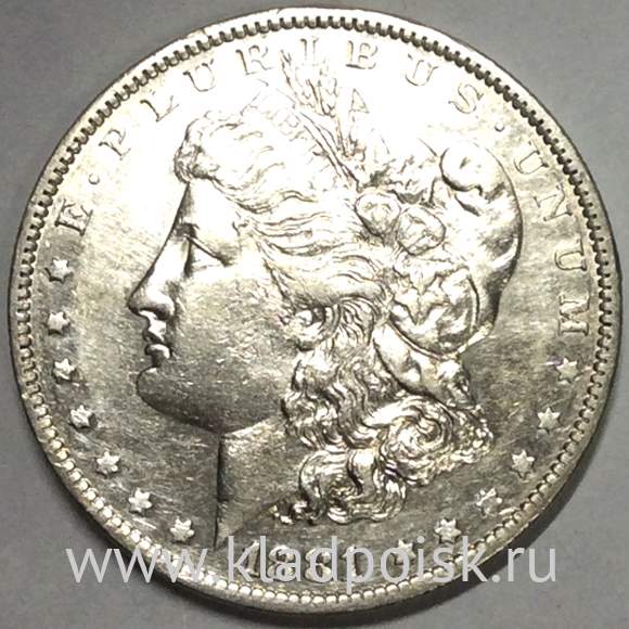 Монета 1 доллар Моргана США, Серебро 900 пр., 1881 год купить в ...