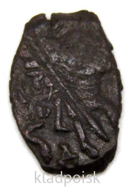 Копейка медь Алексей Михайлович (чешуя), Медный бунт, Москва, Новый монетный двор